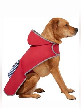 SUPER CUTE!!!  Sydney & Co. London Red Doggy Raincoat, XL, Never Worn, No Flaws
